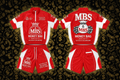 Money Bag Society™ Red & White Windbreaker Short Set by