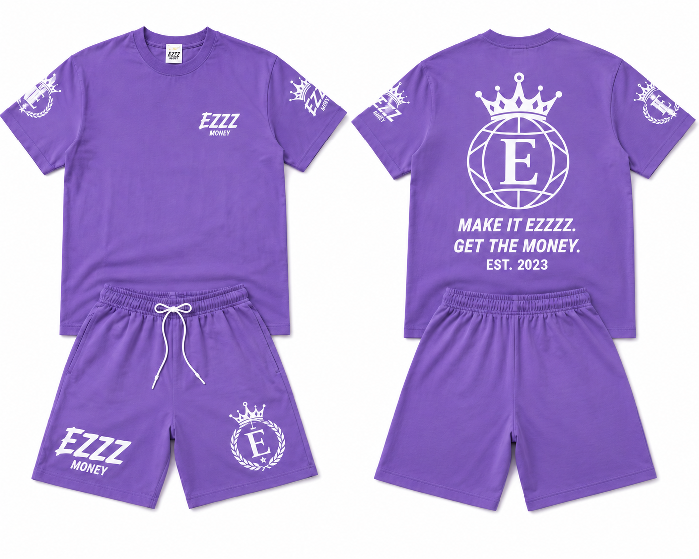 EZZZ Money Women’s Lavender Short Set