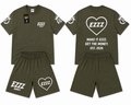 EZZZ Money Women’s Olive Green Heart Tee & Shorts Set