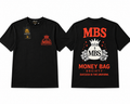 Money Bag Society (MBS) Signature Graphic T-Shirt – Black/Red